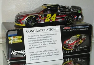 2014 JEFF GORDON AARP/RIDE WITH JEFF AUTOGRAPHED Car#649/757 W/JG COA AWESOME - Picture 1 of 13