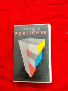 Foreigner The Very Best Of RARE orig Cassette tape INDIA indian Clamshell 1993 - Picture 1 of 4