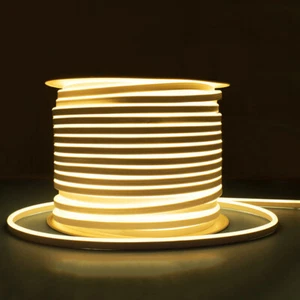 Neon LED Strip Light 12V 24V Flexible Waterproof for Kitchen In/Outdoors Decor - Picture 1 of 17
