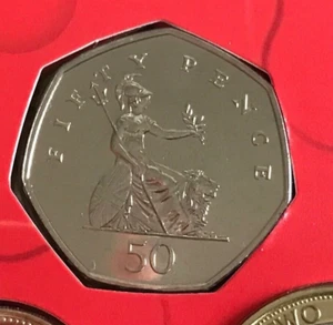 Simply Coins~ 2003 BRITANNIA 50 PENCE COIN BRILLIANT UNCIRCULATED BU - Picture 1 of 3