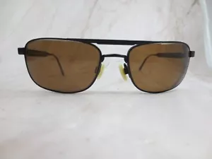 Vogue Sunglasses Frame Women's Brown Lens Black Metal Full Rim 56-18 - Picture 1 of 7