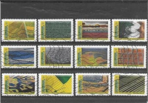 FRANCE 2021. PAYSAGES. SERIE COMPLETE DE 12 TIMBRES AA OBLITERES - Imagen 1 de 1
