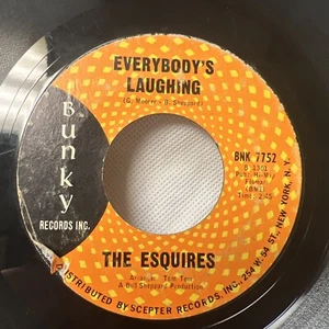 ESQUIRES EVERYBODY'S LAUGHING / AND GET AWAY NORTHERN SOUL VG+! LISTEN! So Cool - Picture 1 of 5