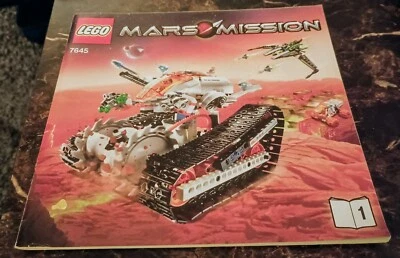 LEGO Mars Mission 7645 INSTRUCTION MANUAL ONLY🔥 - Image 1 of 2