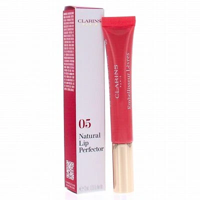 Clarins Natural Lip Perfector #05 Candy Shimmer 12ml NEW - Image 1 of 3