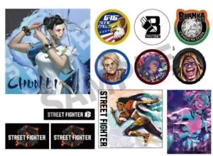 Street Fighter 6 IV Stickers Tokyo Game Show Event Exclusive Limited Edition Set - Picture 1 of 1