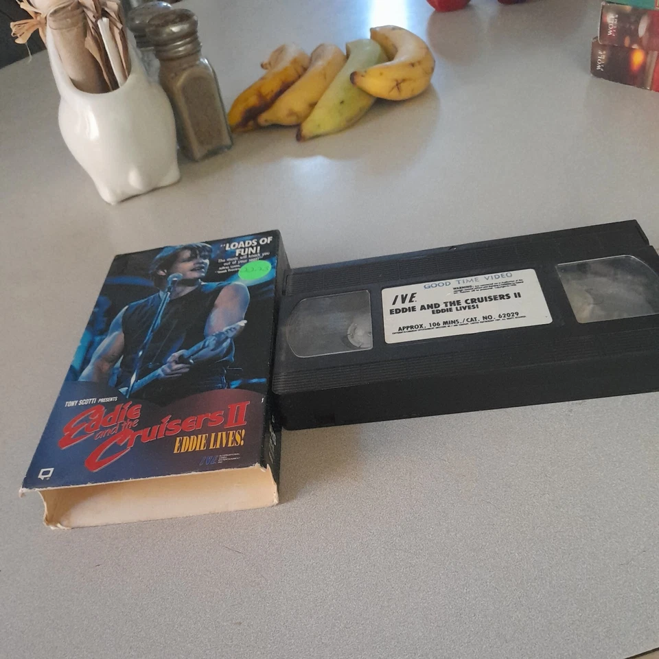 Eddie and the Cruisers 2 - Eddie Lives (VHS, 1990) Video Tape. Tested. Rock - Image 1 of 1