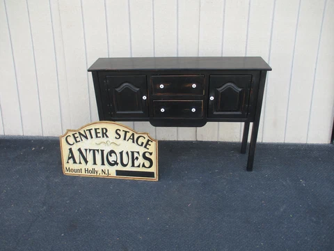 64375 Ebony Sideboard Cabinet Chest Cover