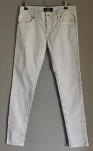 DOTTI DENIM Jeans Black & White Stripe Skinny Leg Jeans Ladies Size 9 Gorgeous - Picture 1 of 10