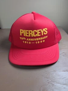 Pierceys Supplies Dartmouth Nova Scotia Vintage Hat - 75th Anniversary Hat - Bild 1 von 7