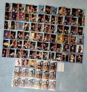 2002 Fleer WWE Raw vs. SmackDown Complete 90 Card Set  11 Rookie Cards WWF lot - Picture 1 of 24