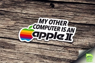 1x STICKER My Other Computer Is An APPLE ][ APPLE 2 | NEW NEUF NEU NUEVO - Bild 1 von 4