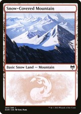 *FOIL* Snow-Covered Mountain - Kaldheim - Magic the Gathering MTG