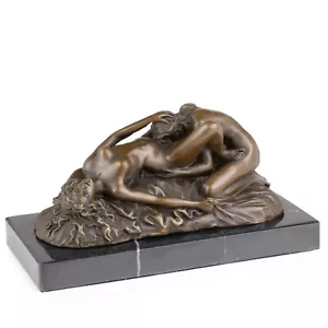 Moritz Bronze Figur Erotischer Akt zwei Frauen Höhe 10 cm 2,25 kg Skulptur Antik - Bild 1 von 8