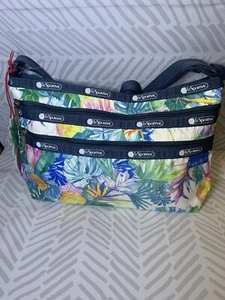 LeSportSac Hawaii Exclusive Quinn Crossbody Bag 3352 ULUWEHI Lauren Roth NWT - Picture 1 of 2