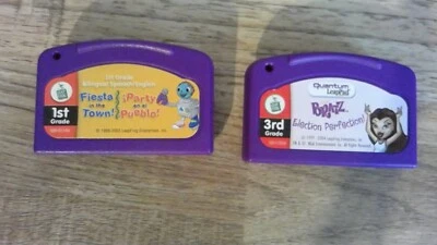 Quantum LeapPad games lot of 2 Fiesta in the town and Bratz election perfection - Image 1 of 2