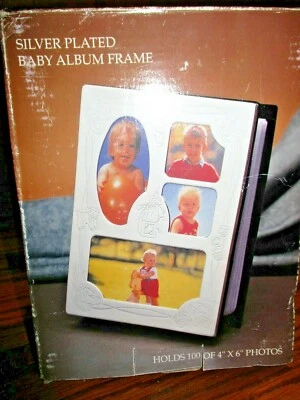 Godinger NY Collection Silver-Plated Album Collage Frame Holds 100 Photos    515 - Image 1 of 4