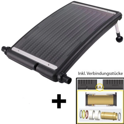 Sonnenkollektor Curve-S für Pool Solarheizung Poolheizung Solarmodul 73x46cm - Bild 1 von 4