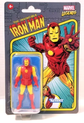 Hasbro Marvel Legends Retro 3.75" Iron Man. Nuevo y sellado de fábrica Foto 1 de 3