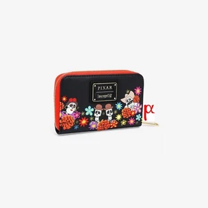 Loungefly Disney Pixar Coco Miguel Land of the Dead Family Floral Zip Wallet - Bild 1 von 3