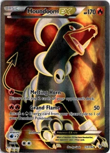 Houndoom EX 153/162 Pokemon Breakthrough XY Full Art Ultra Rare LP - Picture 1 of 4