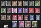 POSTMARKS    Nice mix  Used stamps WWII Adolf Hitler Third Reich era Germany