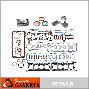 Engine Re-Ring Kit Fits Ford 4.6L V8 WINSOR Vin 6 SOHC 16-Valve - Picture 1 of 12