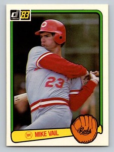 1983 Donruss #597 Mike Vail   Cincinnati Reds