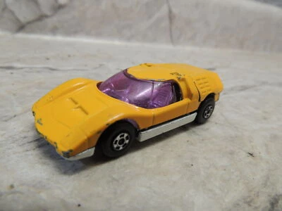 Matchbox 1971 Mazda RX500 #77 Yellow, Superfast, Cracked Windshield - Image 1 of 4