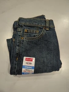 Boy's Wrangler Straight Jeans - Size 8, New with Tag - Picture 1 of 5