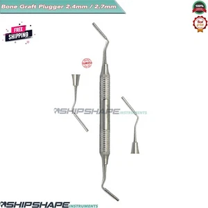 Bone Graft Plugger 2.4mm-2.7mm,Compactor, Packer Implantology Dental Instruments - Picture 1 of 7