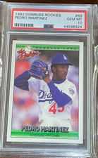 1992 Donruss Rookies #69 Pedro Martinez Psa 10 Hof Rookie Card