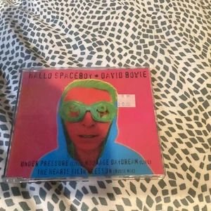 David Bowie Hallo Spaceboy CD Single Pet Shop Boys Under Pressure Moonage Daydre - Picture 1 of 2