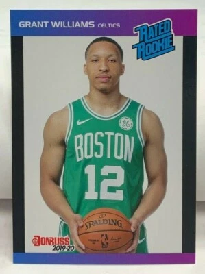 Grant Williams 2019-20 Panini Instant '89 Donruss Rated Rookie Retro RC #19 SP - Image 1 of 2