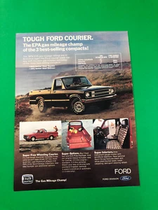 1979 FORD COURIER PICKUP TRUCK ORIGINAL VINTAGE PRINT AD ADVERTISEMENT 1 PAGE - Picture 1 of 1