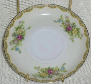 Platillo Mepoco China Rollos Amarillos Verdes Cupones Flores Plato - Imagen 1 de 2