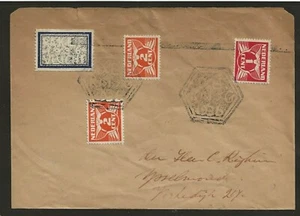 Cubierta de correo de cohete Holanda 1936 - de Bruijn, IJsselmonde - 12 volados - EZ 18C1 - Imagen 1 de 2