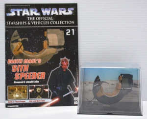 Deagostini Star Wars Starships #21 Darth Maul's Sith Speeder + Magazine - Picture 1 of 13