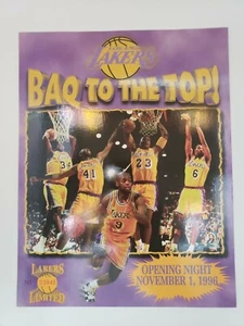 1996 Lakers Opening Day Placard Limited Serial #'d Kobe Bryant's 1st Time in NBA - Bild 1 von 9