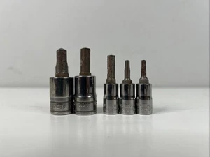 Snap-on Clutch Bit Socket 5 Pc Set. Used Only A Few Times - Picture 1 of 4
