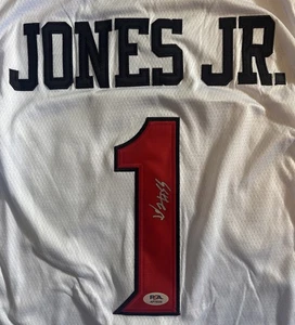 Derrick Jones Jr. Signiertes handsigniertes UNLV Running Rebels Nike Trikot PSA/DNA COA - Bild 1 von 4