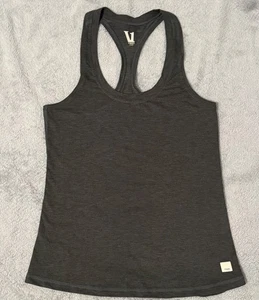 Vuori Lux Performance Racerback Tank Top Heather Black Charcoal Gray Size XS - Picture 1 of 9