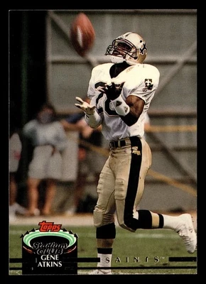 1992 Topps Stadium Club - Gene Atkins #105 - Image 1 of 2