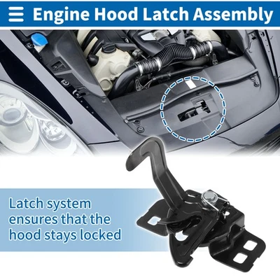 Hood Latch Assembly for Chrysler Town & Country 2001-2007 No.820101 1 Pcs Foto 1 de 4