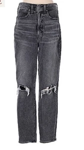 Madewell The Perfect Vintage Jeans schwarze Waschung mit Distressing am Bein Gr. 28 - Bild 1 von 8