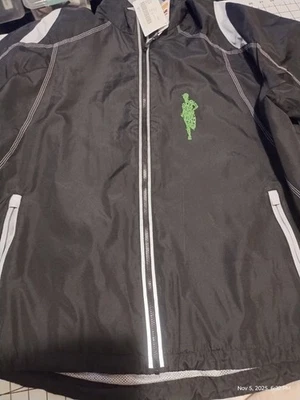 Cortavientos North End XXL para mujer negra nueva forrada de malla, rayas reflectantes,  Foto 1 de 4