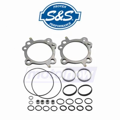 S&S Cycle Top End Gasket Kit for 2002-2005 Harley Davidson FLSTFI Fat Boy - vl Foto 1 de 4