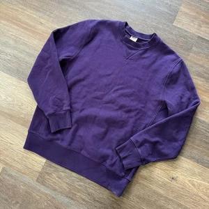 VTG Style J Crew Sportswear Purple 100% Cotton Crewneck Sweatshirt Men’s Sz M - Picture 1 of 9