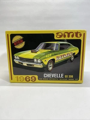 1/25 Scale Model Kit 1969 Chevy Chevelle SS 396 - 'RATMAN' -Skill 2 AMT1138 - Image 1 of 4