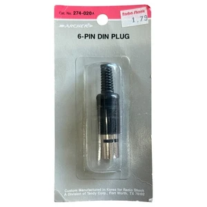 Archer Radio Shack 6-poliger DIN-Stecker 274-020A - NEU - Bild 1 von 3